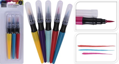 Marker pensula 3buc.