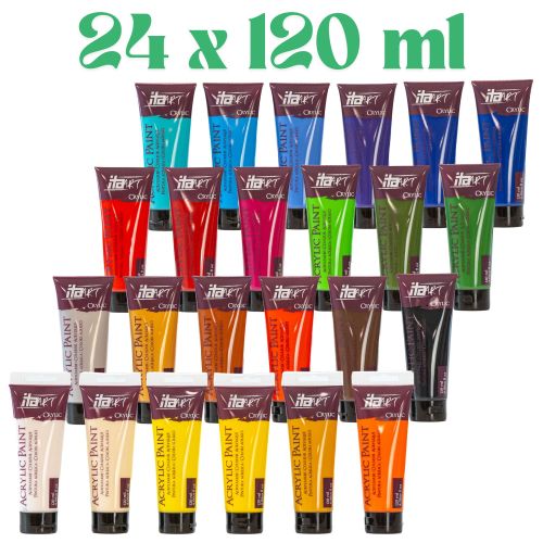 Set culroi acrilice 24 х 120 ml