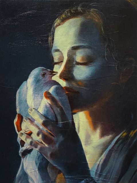 Pictura pe numere – Pace in inima, 40x50cm