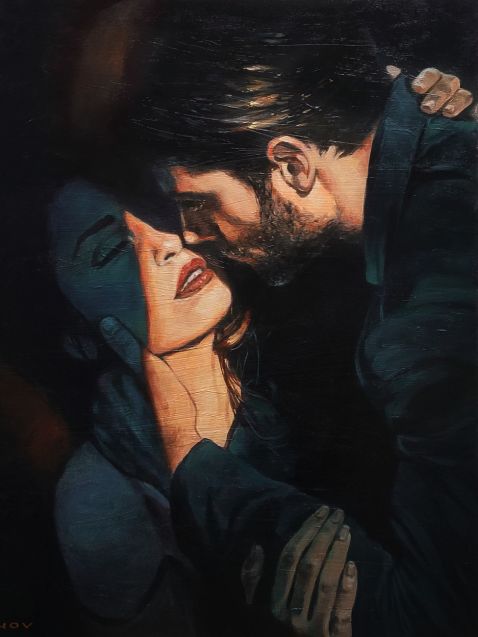 Pictura pe numere – Ultimul sarut, 40x50cm