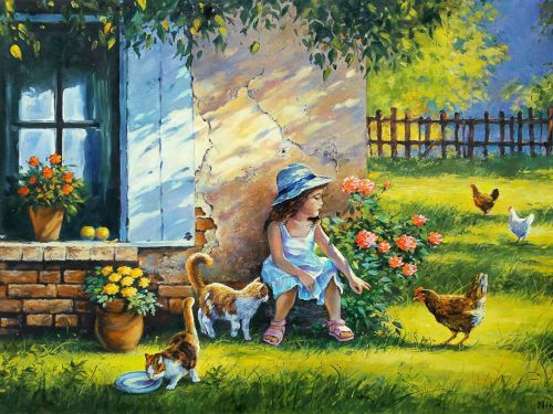 Puzzle – Vacanta de vara – 50x70cm – 1000 piese