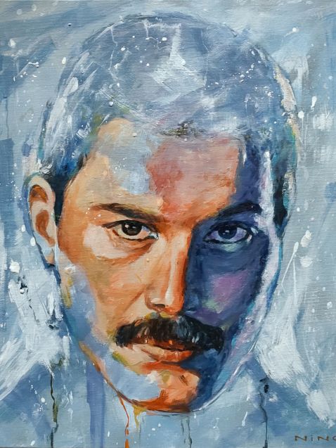 Pictura pe numere – Freddie, 30x40cm