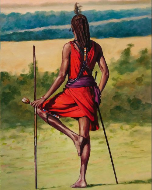 Pictura pe numere – Africa, 40x50cm