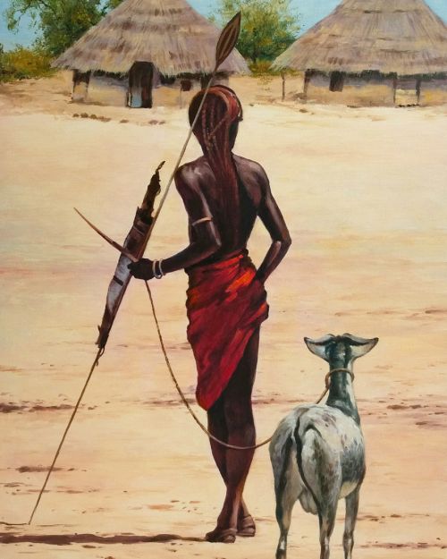 Pictura pe numere – Africa 2, 40x50cm