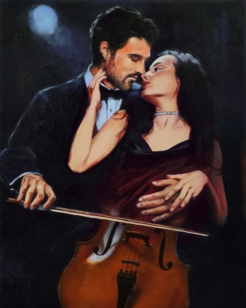 Pictura pe numere – Concert pentru doi, 40x50cm