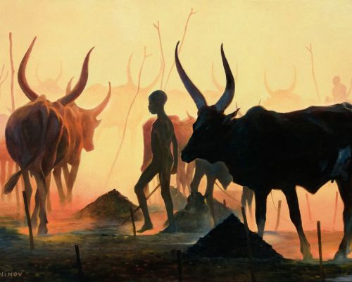 Pictura pe numere – Spiritul Africii, 40x50cm