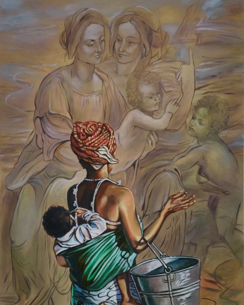Pictura pe numere – Reproducere dupa Ali Hassoun, 40x50cm