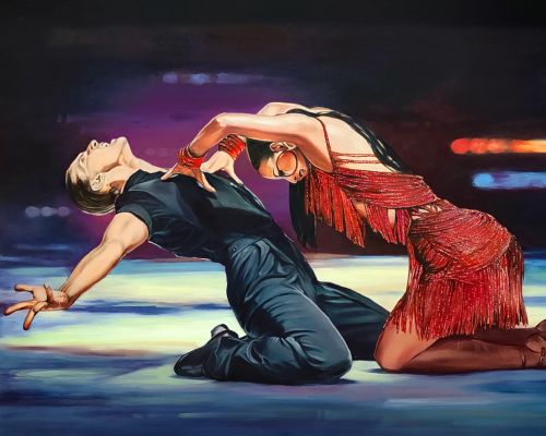 Pictura pe numere – Magia dansului, 40x50cm