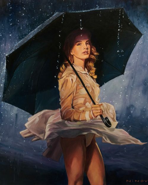 Pictura pe numere – Vremea ploioasa, 40x50cm