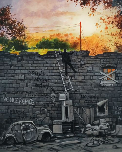 Pictura pe numere – Dincolo de zid, 40x50cm