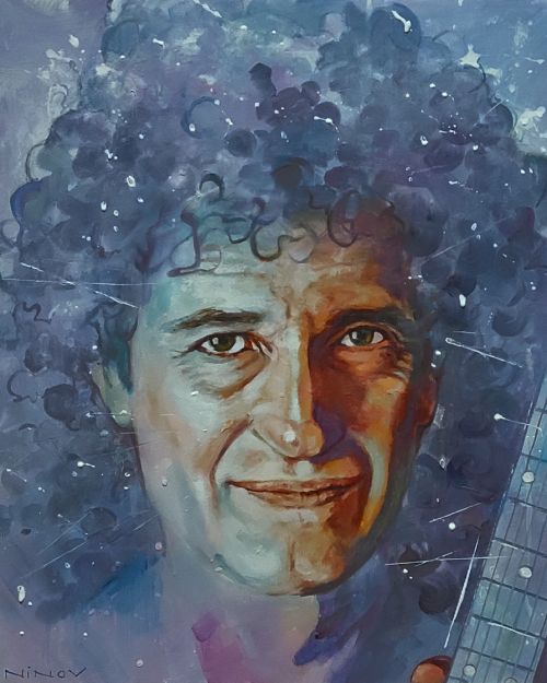 Pictura pe numere – Brian May, 40x50cm