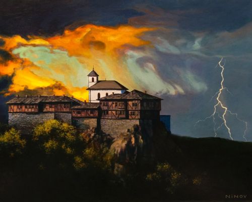 Pictura pe numere – Manastirea Glojene, 40x50cm