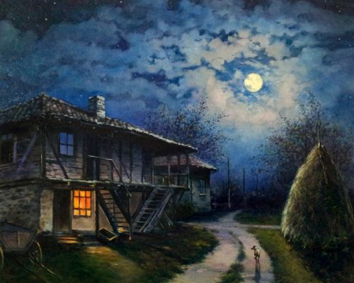 Pictura pe numere – Sonata Lunii, 40x50cm
