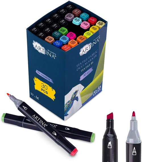 Set markere pentru textile Artina 30 buc.