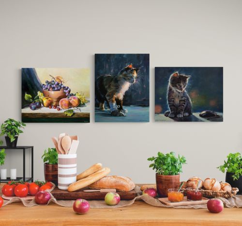 Set 3 pictura pe numere – Abstract, 40x50cm